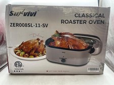 Usado, Forno torrador elétrico Sunvivi 22QT com rack e tampa - Usado, aço inoxidável 1450W comprar usado  Enviando para Brazil