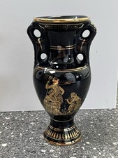 Black gold vase for sale  WEST BROMWICH