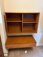 Teak shelving wall for sale  BROMLEY