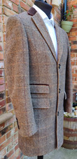 Brown tweed wool for sale  DONCASTER