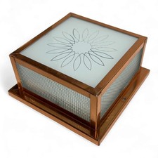 Luminária de teto vintage de cobre dos anos 50 MCM quadrada STARBURST recortada comprar usado Luminária de teto vintage de cobre dos anos 50 MCM quadrada STARBURST recortada comprar usado  Enviando para Brazil