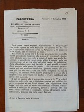 Editto del settembre usato  Catanzaro