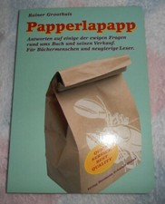 Rainer groothuis papperlapapp gebraucht kaufen  Rastatt