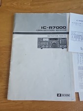 Icom r7000 instructions for sale  DARLINGTON
