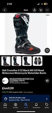 Sidi crossfire black for sale  NOTTINGHAM