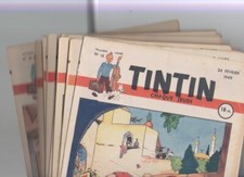 Tintin français fascicules d'occasion  Luc-sur-Mer