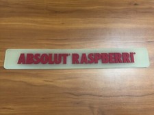 ABSOLUT RASPBERRI TAPETE DE BAR DE VODKA BRANCO VERMELHO COQUETEL BEBIDA ALMOFADA DE BORRACHA, usado comprar usado  Enviando para Brazil
