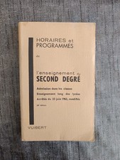 Horaires programmes enseigneme d'occasion  Aubenas