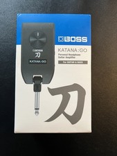 Amplificador de fone de ouvido pessoal BOSS KATANA:GO KTN-GOP fone de ouvido JAPÃO comprar usado Amplificador de fone de ouvido pessoal BOSS KATANA:GO KTN-GOP fone de ouvido JAPÃO comprar usado  Enviando para Brazil