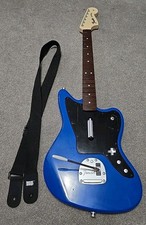 Guitarra Fender Jaguar Xbox One Rock Band 4 com alça, azul-testado, ótimo estado comprar usado  Enviando para Brazil