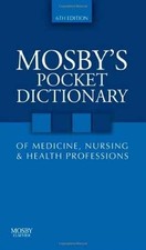 Mosby pocket dictionary for sale  Philadelphia