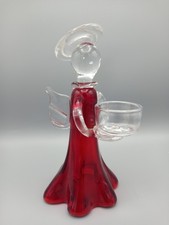 Glass angel tealight for sale  BEDFORD