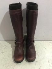 Mid calf burgundy for sale  BEXLEYHEATH