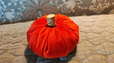 Handmade velvet pumpkins for sale  ACCRINGTON
