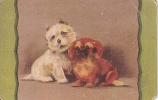 CARTÕES DE TROCA COLES GENUÍNOS -1 SINGLE - DOIS CÃES, usado comprar usado  Enviando para Brazil