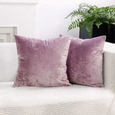 Crushed velvet cushion for sale  USA