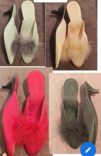 Donna pantofole stock usato  Roma
