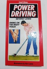 GOLF CLINIC POWER DRIVING Swing On The Right Track. Livro de golfe Beverly Lewis. comprar usado  Enviando para Brazil