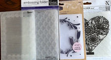 Bundle embossing folders for sale  WIGAN