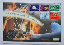 2002 Peter Pan The Boy Who Wouldn't Grow Up One Crown Coin Cover comprar usado 2002 Peter Pan The Boy Who Wouldn't Grow Up One Crown Coin Cover comprar usado  Enviando para Brazil