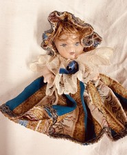 Bambola vintage ceramica usato  Genova