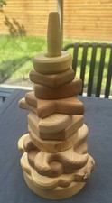 Stapelturm holz ringe gebraucht kaufen  Wendlingen am Neckar