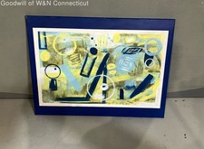 Abstract artwork blue for sale  Bridgeport
