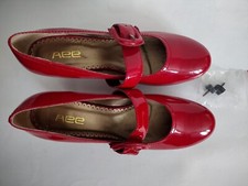Sapatos femininos de couro envernizado vermelho, 8,5 comprar usado  Enviando para Brazil