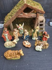Weinachtskrippe holz 8 gebraucht kaufen  Köln