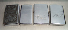 Lote de 4 encendedores abatibles aceite gasolina Zippo y más excelente funcionamiento!!! #11 segunda mano  Embacar hacia Mexico