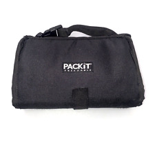 Bolsa de almoço PackIt congelável preta dobrável com pacote de gelo embutido+, usado comprar usado  Enviando para Brazil