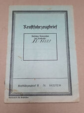 Kfz brief kraftfahrzeugbrief gebraucht kaufen  Wernigerode