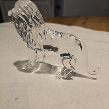 Lion figurine crystal for sale  WOODBRIDGE