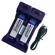 Conjunto de duas baterias e carregador de borracha para Sony NH-100WM/NH-14WM/NC6WM WALKMAN comprar usado  Enviando para Brazil