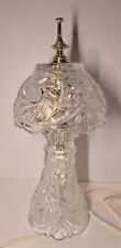 G-3 💡 Vintage Crystal Boudoir Lamp Zajecar Yugoslavia 24% Lead Crystal 14" comprar usado  Enviando para Brazil