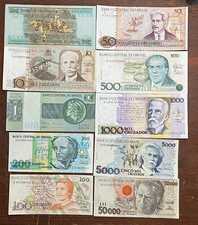 Lote 10 notas do Brasil - Cédulas Antigas do Brasil - A4037082489A comprar usado  Brasil 