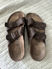 Usado, Sandálias Birkenstock Arizona com alças personalizadas com estampa de monograma Louis Vuitton 40 comprar usado  Enviando para Brazil