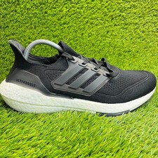 Usado, Tênis de corrida Adidas UltraBoost 21 masculino tamanho 9.5 preto atlético caminhada comprar usado  Enviando para Brazil