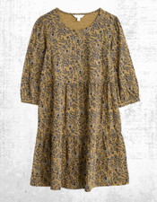 Usado, Vestido de jersey feminino Ex Seasalt manga longa em camadas amarelo mar prado erva comprar usado  Enviando para Brazil