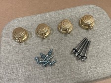 DW Collectors Series Floor Tom Drum Lugs 4 Gold Lugs & True Pitch Tension Rods comprar usado  Enviando para Brazil