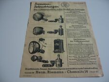 Werbung riemann beleuchtungen gebraucht kaufen  Würzburg