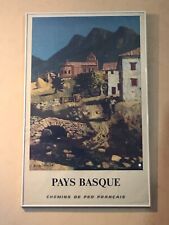 Ancienne affiche sncf d'occasion  Saint-Etienne