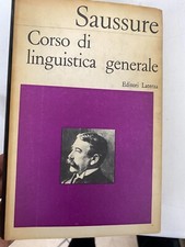 Saussure corso linguistica usato  Roma
