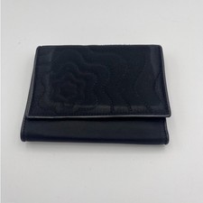 Carteira acolchoada Mont Blanc feminina Snap Front preta  comprar usado  Enviando para Brazil