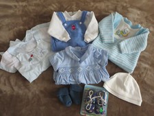 Usado, Lote vintage retrô de roupas/macacão/sapatos para bebês meninos novo na caixa comprar usado  Enviando para Brazil