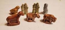 Usado, (7) 1"-1 1/2" + Figuras de porcelana polida em miniatura vintage feitas na Inglaterra comprar usado  Enviando para Brazil