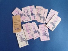 Lot anciens billets d'occasion  Les Trois-Moutiers