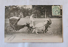 Cpa. attelage animaux d'occasion  Libourne