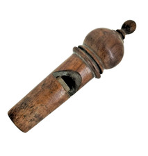 Antico fischietto legno usato  Roma