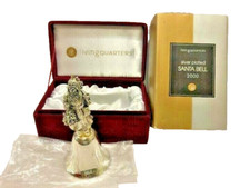 Usado, 2000 enfeite de Natal banhado a prata Papai Noel Bell 5,5" por Living Quarters Vintage comprar usado  Enviando para Brazil